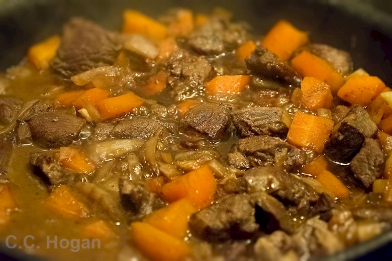 Cook in a large, heavy pan